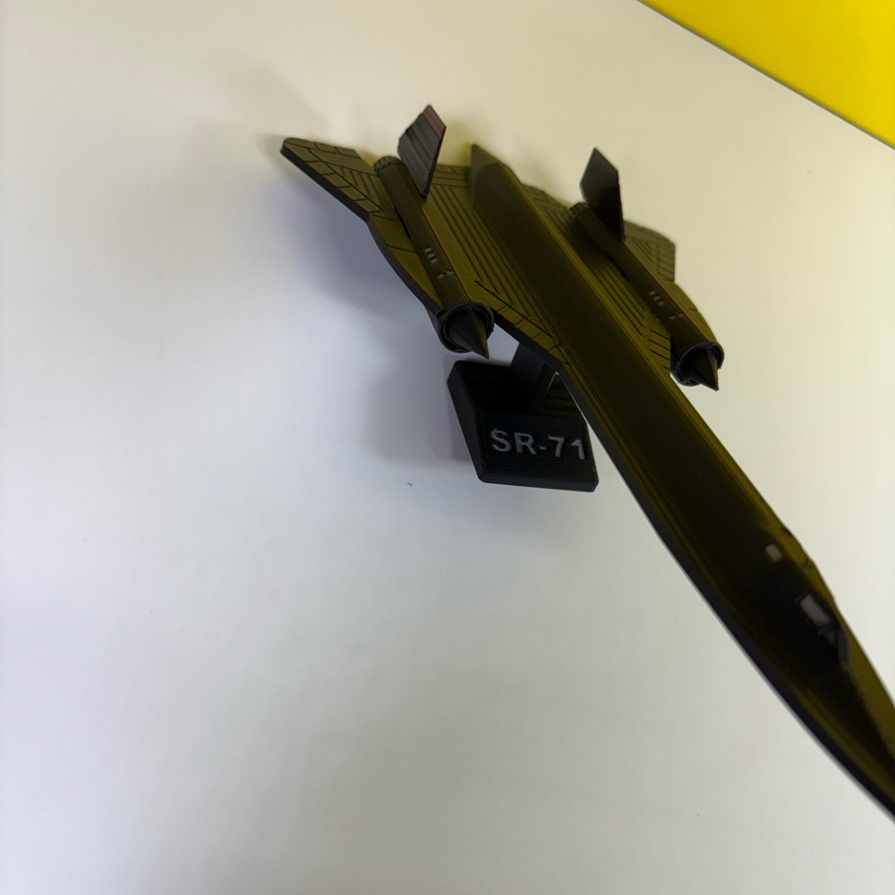 3D printed Lockheed SR-71 Blackbird